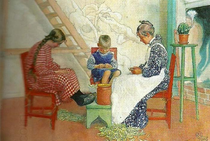 Carl Larsson dom spritar arter-artspritning China oil painting art